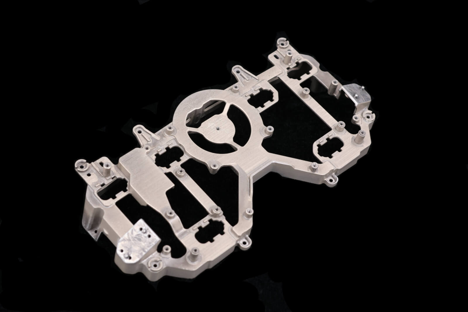 Complex 5-axis machined structural aerospace fitting