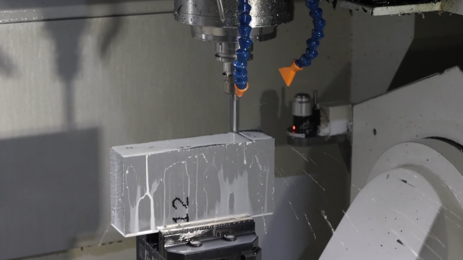 Milling a large duplex stainless valve body in a machining center