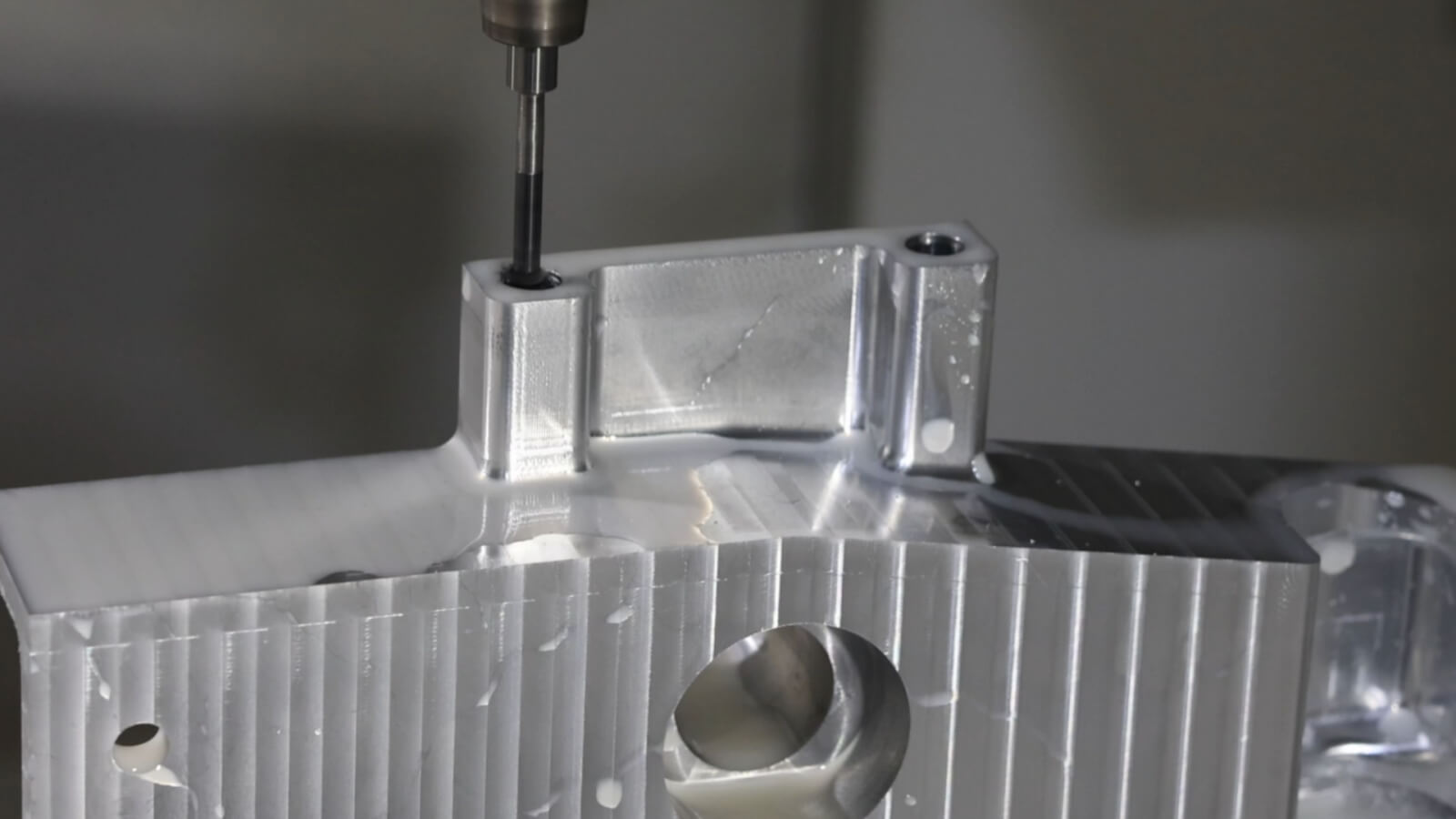 CNC machining an aluminum 7075 robot arm bracket